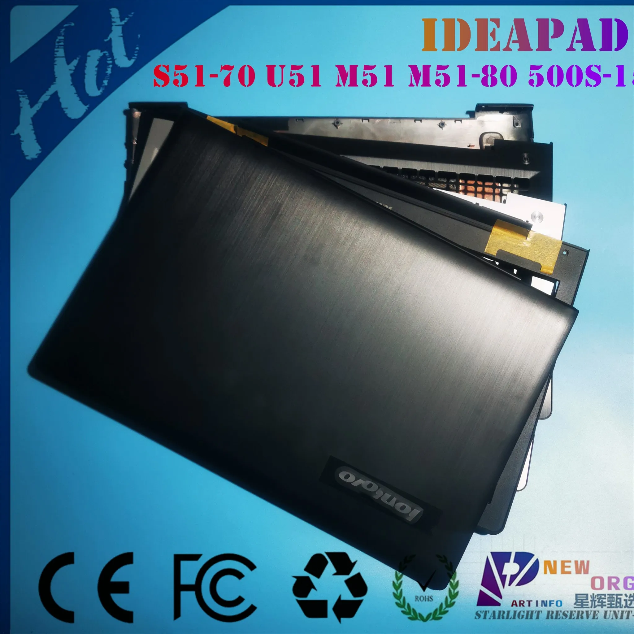 NEW ORG Laptop CASE for LENOVO IDEAPAD 500S-15 S51-70 U51 U51-35 M51 m51-80 LCD Back Cover / Front Bezel/ Palmrest/ Bottom Base
NEW ORG Laptop CASE for LENOVO IDEAPAD 500S-15 S51-70 U51 U51-35 M51 m51-80 LCD Back Cover / Front Bezel/ Palmrest/ Bottom Base