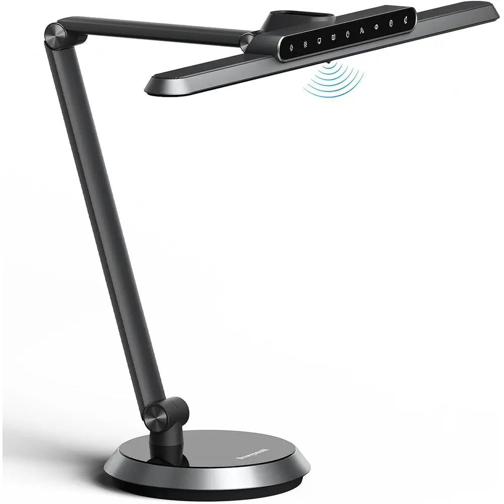 Desk Lamp for Home Office, H9 Sunturalux™ Eye-Caring LED Desk Light, 1000LM Dimmable Desk Lamp with Timer and Auto-Sensing, Adju
Desk Lamp for Home Office, H9 Sunturalux™ Eye-Caring LED Desk Light, 1000LM Dimmable Desk Lamp with Timer and Auto-Sensing, Adju
