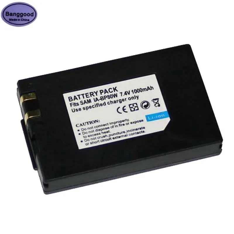 7.4V 1000mAh IA-BP80SW IABP80SW BP80SW Digita Camera Battery For Samsung VP-DX100i SC-DX103 VP-D381 SC-D385 VP-DX105i
7.4V 1000mAh IA-BP80SW IABP80SW BP80SW Digita Camera Battery For Samsung VP-DX100i SC-DX103 VP-D381 SC-D385 VP-DX105i