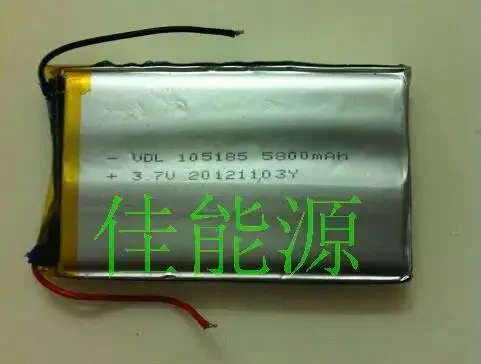 New 105185 5800MAH Mobile Power Special Offer 3.7V High Capacity Polymer Lithium Battery Sales Rechargeable Li-ion Cell Good A
New 105185 5800MAH Mobile Power Special Offer 3.7V High Capacity Polymer Lithium Battery Sales Rechargeable Li-ion Cell Good A