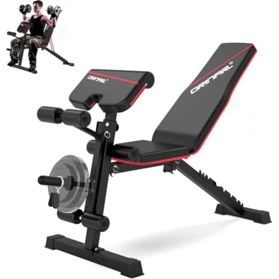 Adjustable Weight Bench Press for Full Body Strength Training Gym Exercise Bench in Black with Incline Decline Function
Adjustable Weight Bench Press for Full Body Strength Training Gym Exercise Bench in Black with Incline Decline Function