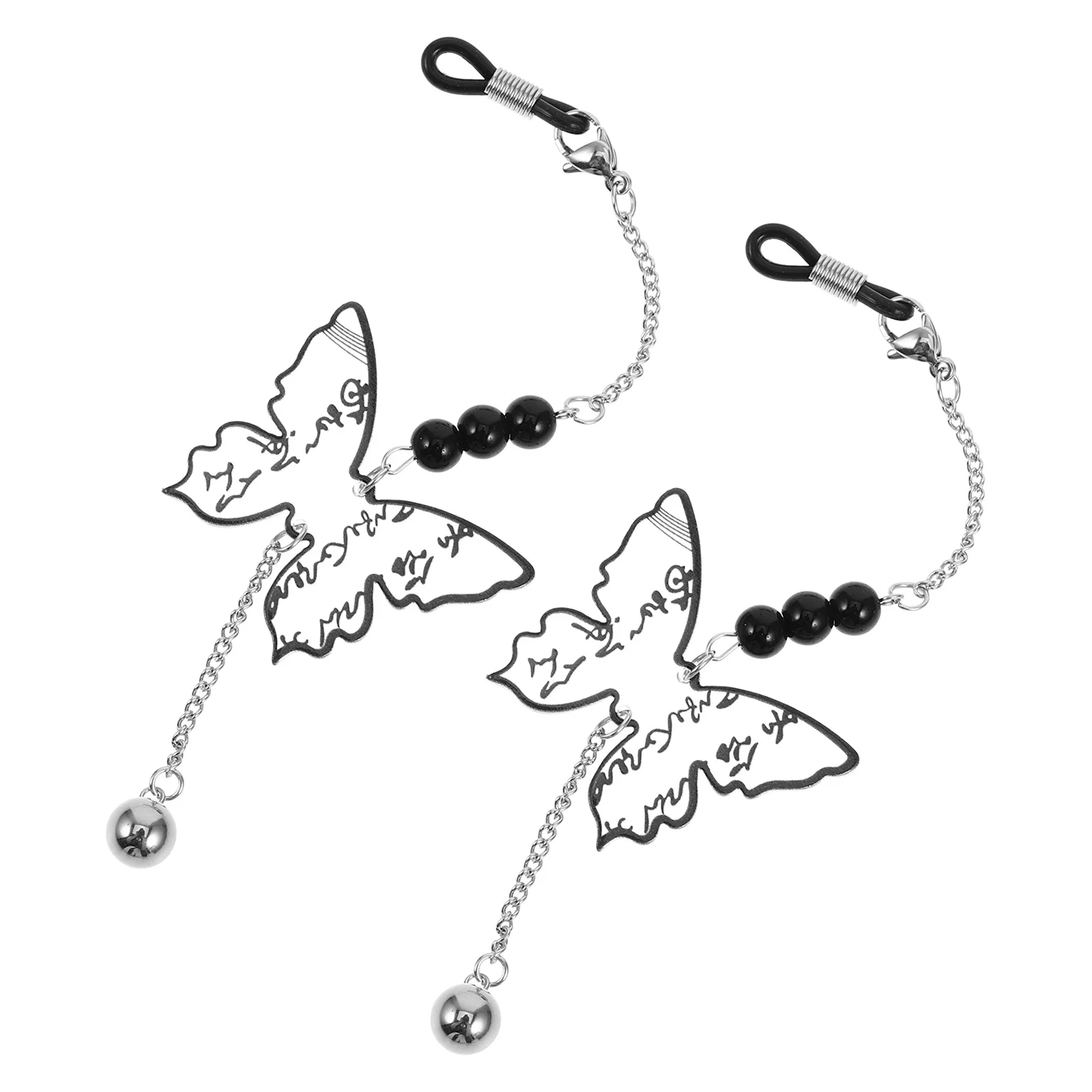 1Pair Butterfly Eyeglass Chain Vintage Style Durable Glasses Strap Secure Holder for Reading Glasses Sunglasses Women
1Pair Butterfly Eyeglass Chain Vintage Style Durable Glasses Strap Secure Holder for Reading Glasses Sunglasses Women