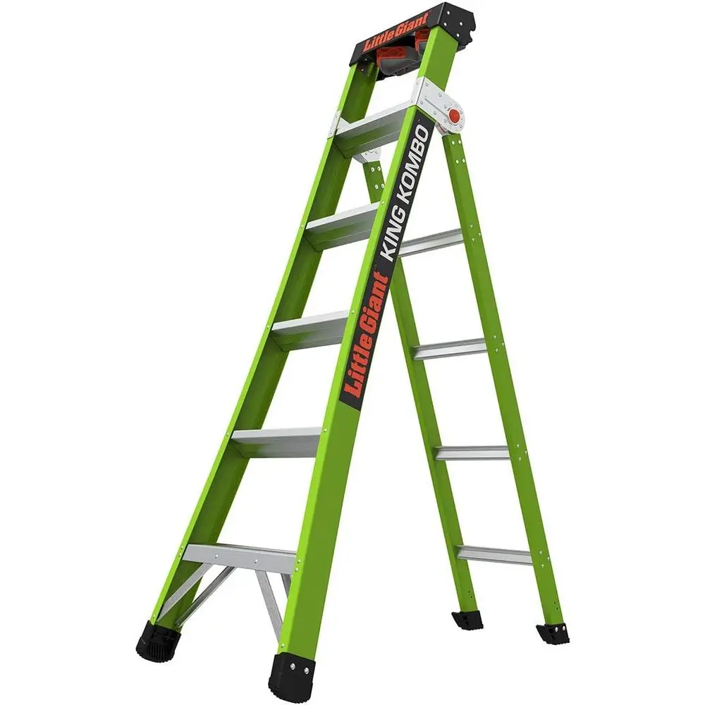 6-Foot Fiberglass Extension Ladder with 375 lbs Capacity, Type 1AA
6-Foot Fiberglass Extension Ladder with 375 lbs Capacity, Type 1AA