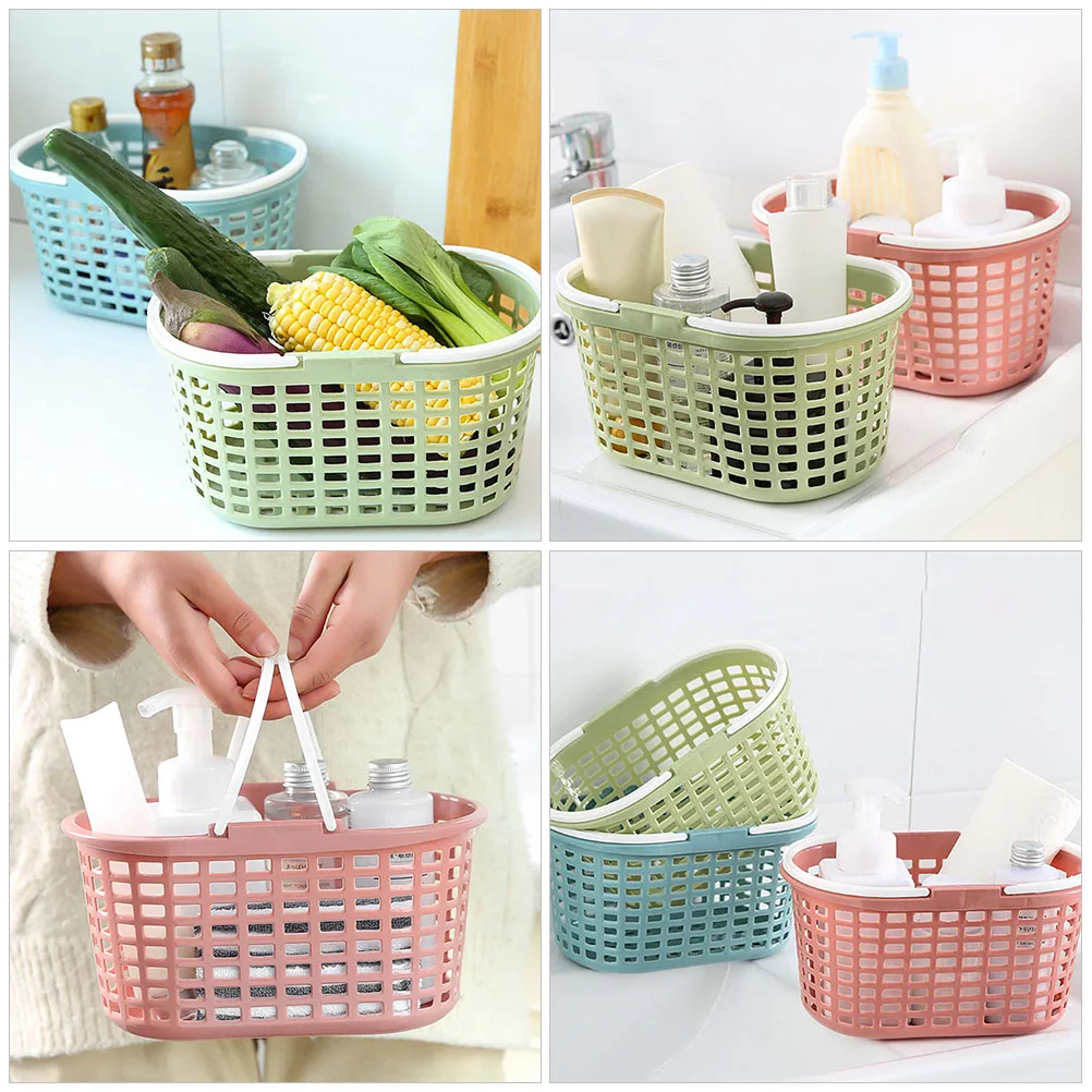 3 Pcs Portable Bath Basket Storage Baskets Cleaning Organizer with Handle Plastic Shower Tote Bathroom
3 Pcs Portable Bath Basket Storage Baskets Cleaning Organizer with Handle Plastic Shower Tote Bathroom