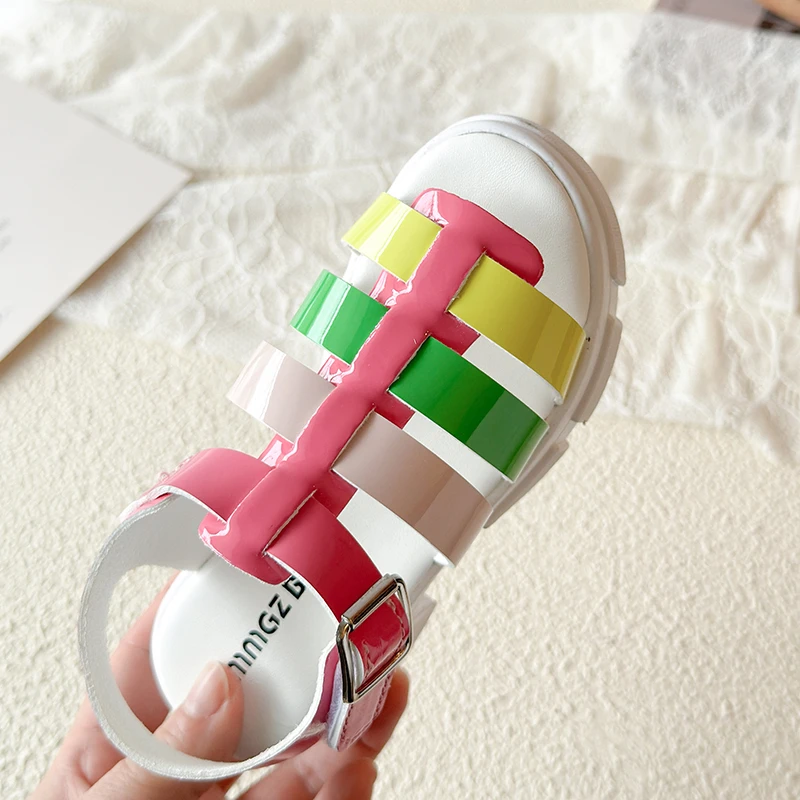 Summer Toddler Kids Girls ChunkyPlatform Sandals Colorful Straps Anti-Slip Sole Breathable Lightweight for Daily Walking Outdoor
Summer Toddler Kids Girls ChunkyPlatform Sandals Colorful Straps Anti-Slip Sole Breathable Lightweight for Daily Walking Outdoor
