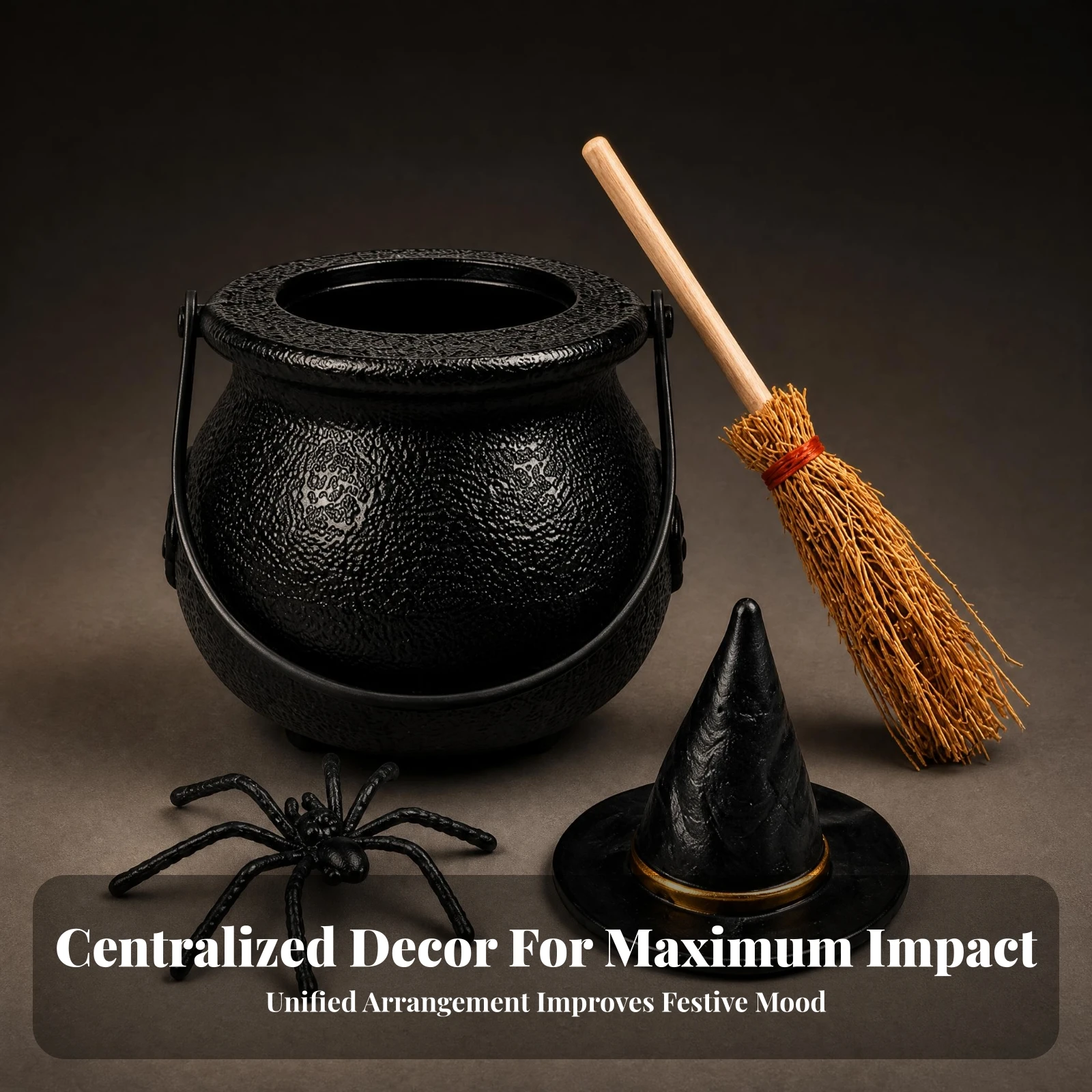 Halloween Decoration Set Straw Bristles Witch Decor Set Halloween Witches' Pot Party Display
Halloween Decoration Set Straw Bristles Witch Decor Set Halloween Witches' Pot Party Display