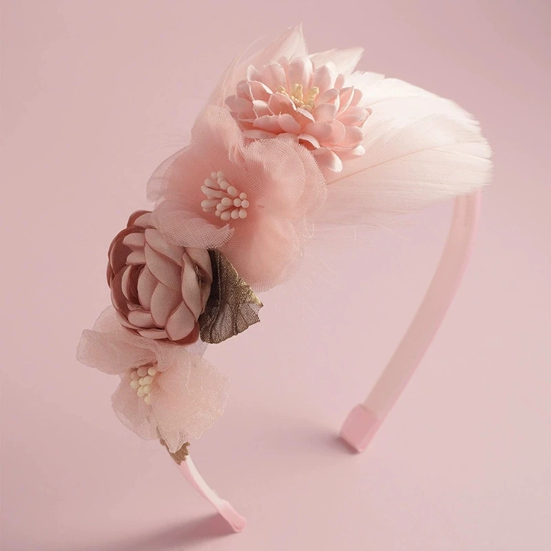 Feather Flower Hairband for Princess Headband Wedding Children Hair Accessories Party Girls Flowers Hairbands Hair Hoop Headwear
Feather Flower Hairband for Princess Headband Wedding Children Hair Accessories Party Girls Flowers Hairbands Hair Hoop Headwear