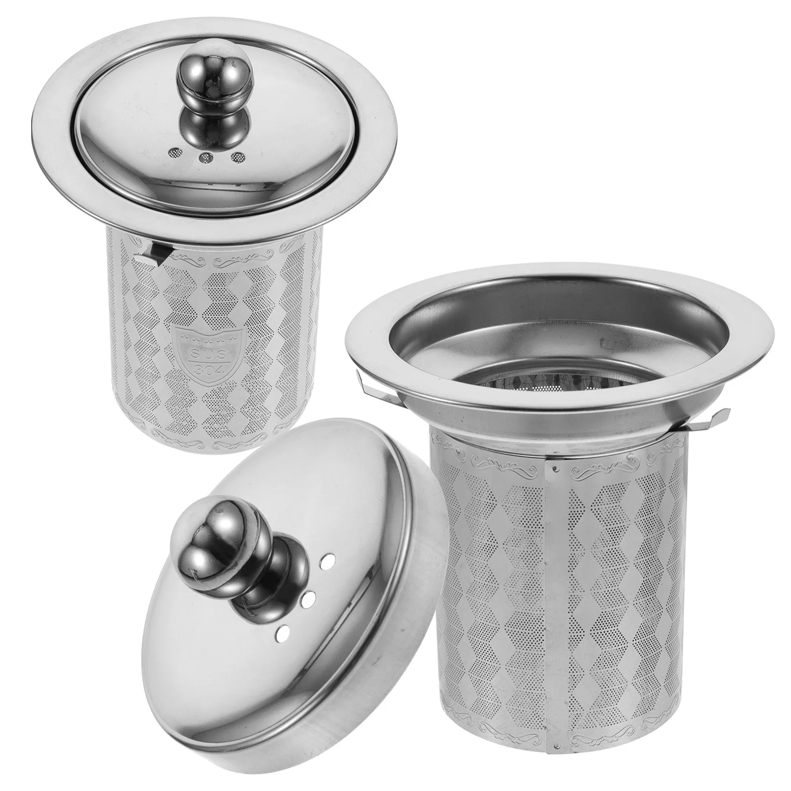 2Pcs Fine Mesh Stainless Steel Tea Strainer Insert Filter for Loose Leaf Tea Pot Infuser Replacement Strainer for Teapot 
2Pcs Fine Mesh Stainless Steel Tea Strainer Insert Filter for Loose Leaf Tea Pot Infuser Replacement Strainer for Teapot