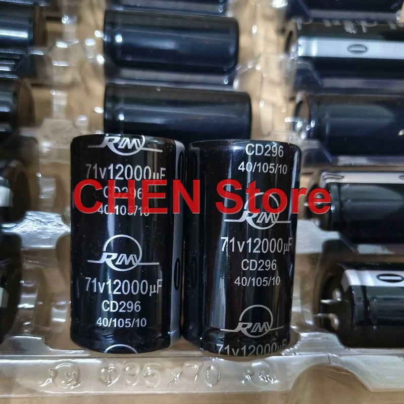 2PCS/lot original new RM CD296 71V12000UF 35X60MM audio electrolytic capacitor 71V 12000UF free shipping
2PCS/lot original new RM CD296 71V12000UF 35X60MM audio electrolytic capacitor 71V 12000UF free shipping