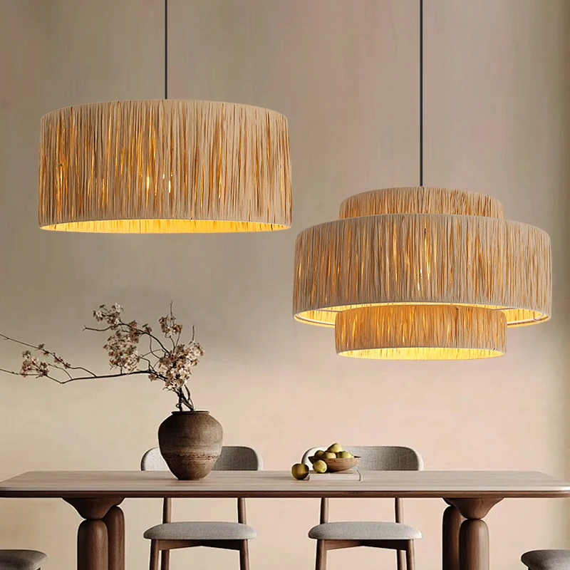 Vintage Lafite straw hand-woven inn bed and breakfast lights Japanese-style rattan art wabi-sabi wind bedroom lighting
Vintage Lafite straw hand-woven inn bed and breakfast lights Japanese-style rattan art wabi-sabi wind bedroom lighting