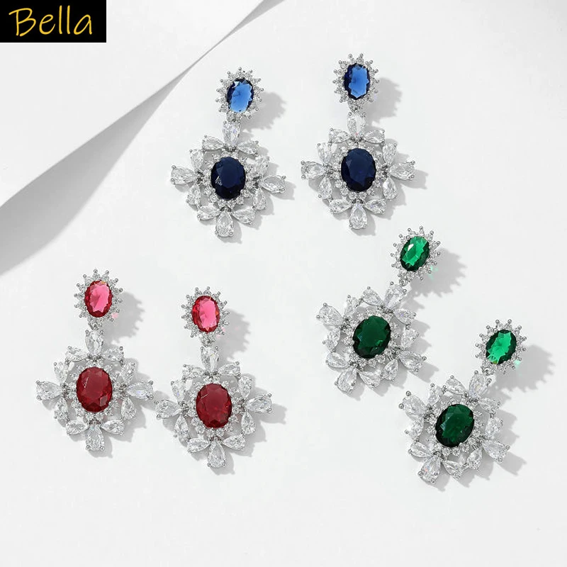 elegant earrings red green blue square pendant vintage jewelry evening party wedding bridal earrings female gift
elegant earrings red green blue square pendant vintage jewelry evening party wedding bridal earrings female gift