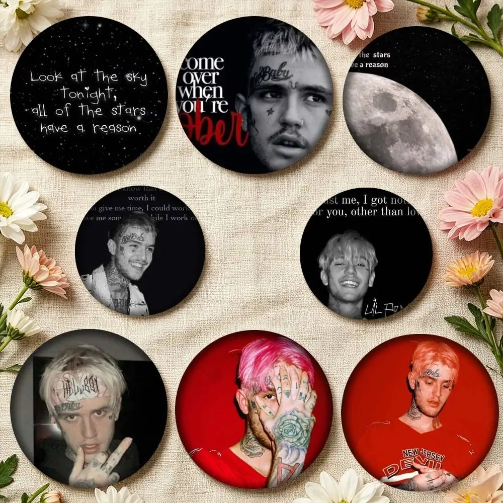 Lil Peep Hellboy Love Rapper 25 32 44 58 75mm Badges Personalized Round Brooches Pins Accessory Gift
Lil Peep Hellboy Love Rapper 25 32 44 58 75mm Badges Personalized Round Brooches Pins Accessory Gift
