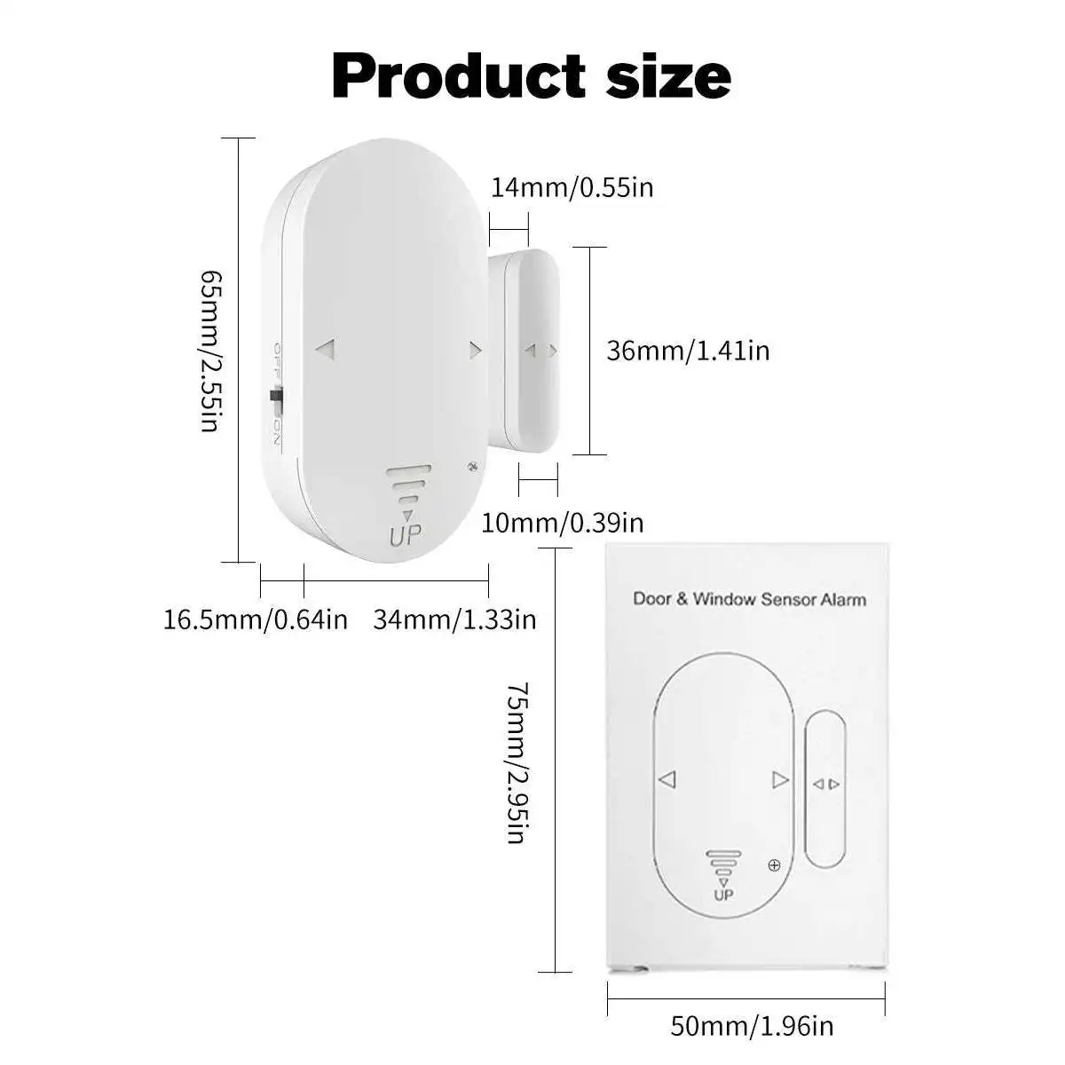 Portable Wireless Alarm System Window and Door Alarm
Portable Wireless Alarm System Window and Door Alarm