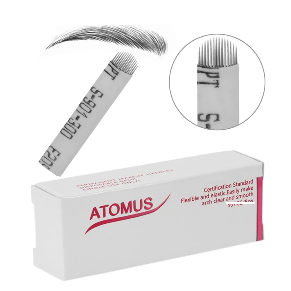 50 Pcs Tattoo Blade Piercing Needle Tebori Eyebrow Microblanding Microblading Accessories Needles
50 Pcs Tattoo Blade Piercing Needle Tebori Eyebrow Microblanding Microblading Accessories Needles
