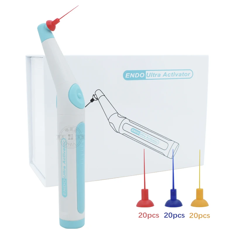 Cordless Dental Endo Ultra Activator with 60pc Sonic Irrigator Tips Teeth Whitening Equipment for Professional Dental Use in Chi
Cordless Dental Endo Ultra Activator with 60pc Sonic Irrigator Tips Teeth Whitening Equipment for Professional Dental Use in Chi