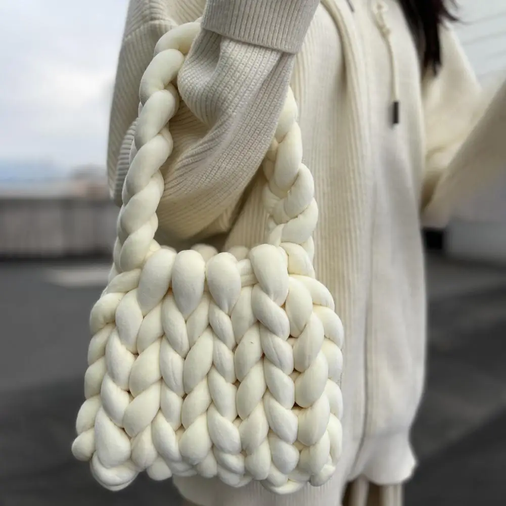 Stylish Underarm Bag Aesthetic Lightweight Rope Woven Crochet Tote Handbag Solid Color Tote Bag Outdoor Accessory
Stylish Underarm Bag Aesthetic Lightweight Rope Woven Crochet Tote Handbag Solid Color Tote Bag Outdoor Accessory