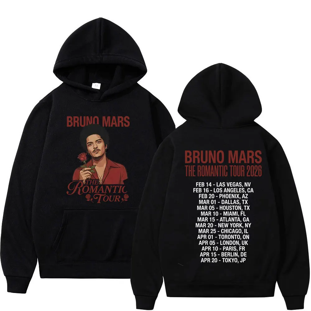 Худи с принтом Rapper Bruno Mars The Romantic 2026 Tour, модные винтажные толстовки для мужчин и женщин, свободные готические пуловеры с длинными рукавами в стиле панк
Худи с принтом Rapper Bruno Mars The Romantic 2026 Tour, модные винтажные толстовки для мужчин и женщин, свободные готические пуловеры с длинными рукавами в стиле панк