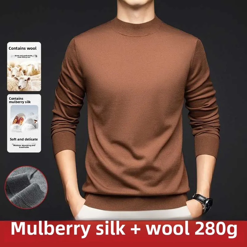 Мужской трикотаж Camere с высоким воротником, шелковый пуловер, основа irt, осенняя новинка, цветная повседневная прямая основа...
Мужской трикотаж Camere с высоким воротником, шелковый пуловер, основа irt, осенняя новинка, цветная повседневная прямая основа...