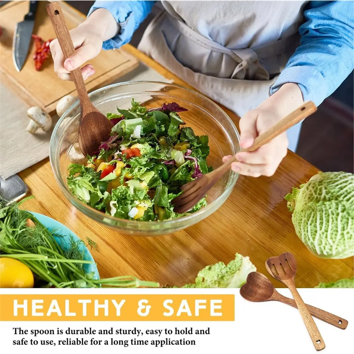 Набор деревянных ложек в форме сердца из 2 предметов для приготовления пищи, деревянная ложка в форме сердца с длинной ручкой, рождественская кухонная утварь, подарки
Набор деревянных ложек в форме сердца из 2 предметов для приготовления пищи, деревянная ложка в форме сердца с длинной ручкой, рождественская кухонная утварь, подарки