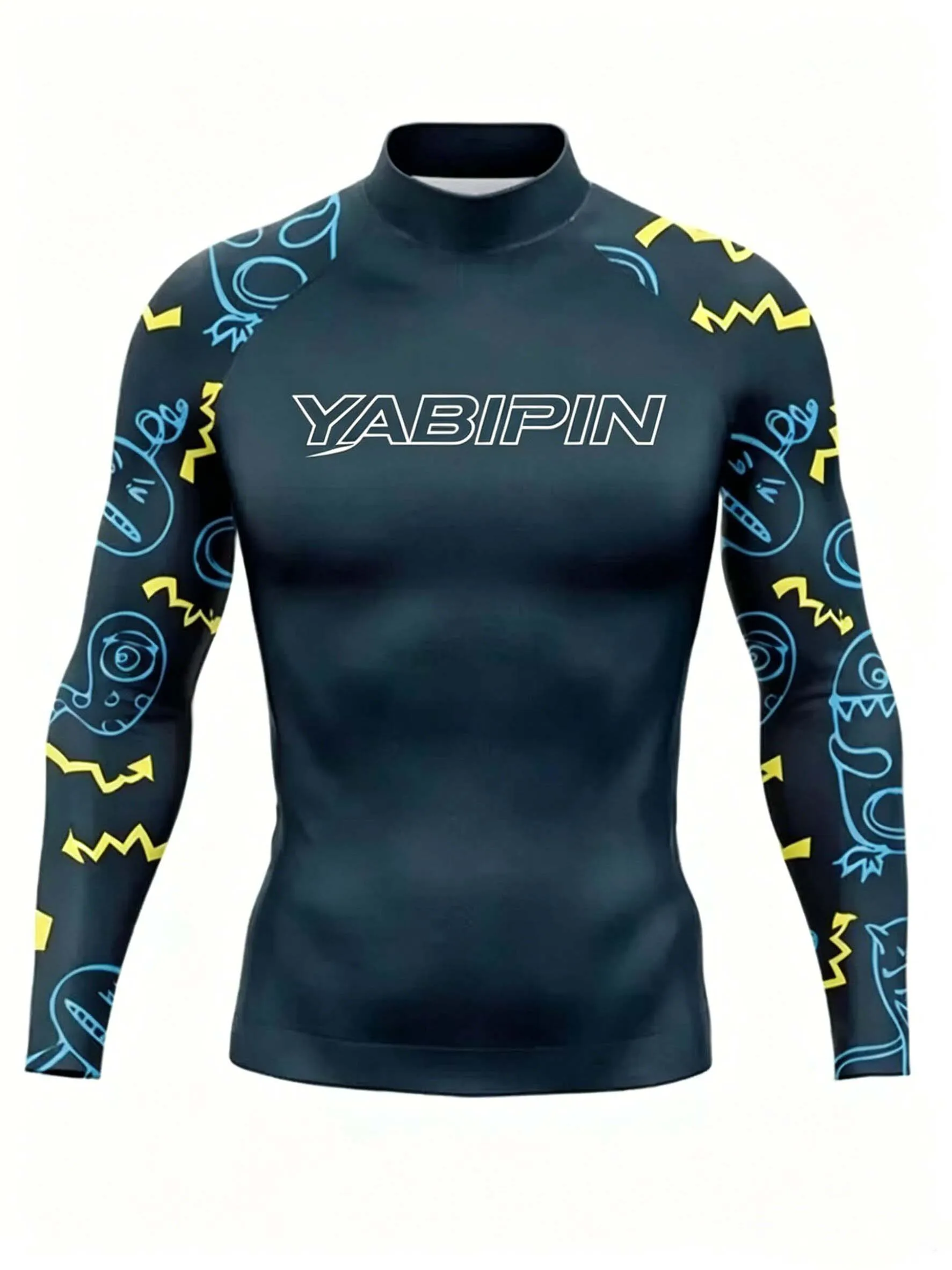 Men‘s Stretchy Surfing Shirt Long Sleeve, Stand Collar Breathable Quick Dry Rash Guard for Surf
Men‘s Stretchy Surfing Shirt Long Sleeve, Stand Collar Breathable Quick Dry Rash Guard for Surf