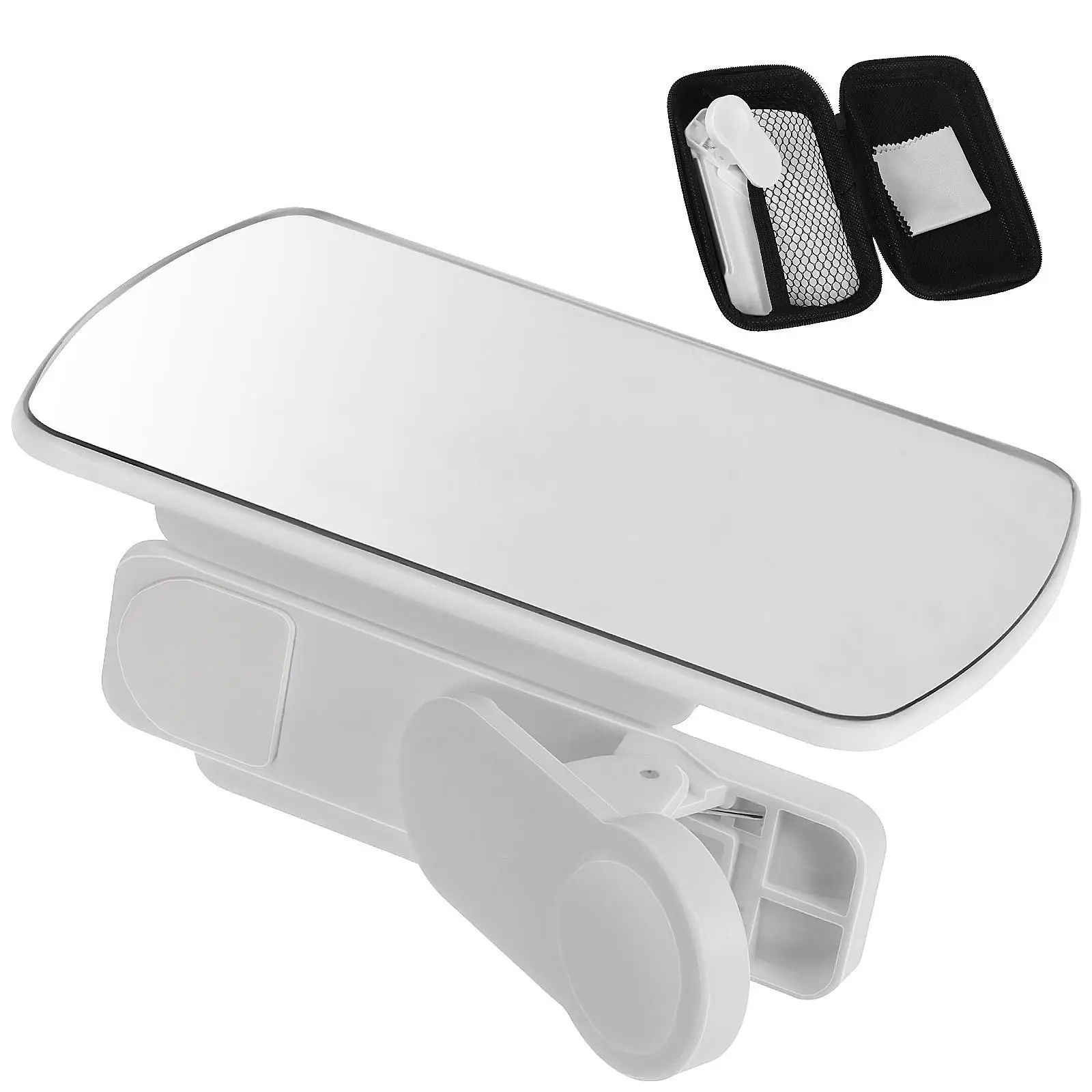 2 Pcs Mirror Reflection Clip for Phone Camera Lightweight Durable Selfie Vlog Travel Cell Phone Accessory White
2 Pcs Mirror Reflection Clip for Phone Camera Lightweight Durable Selfie Vlog Travel Cell Phone Accessory White