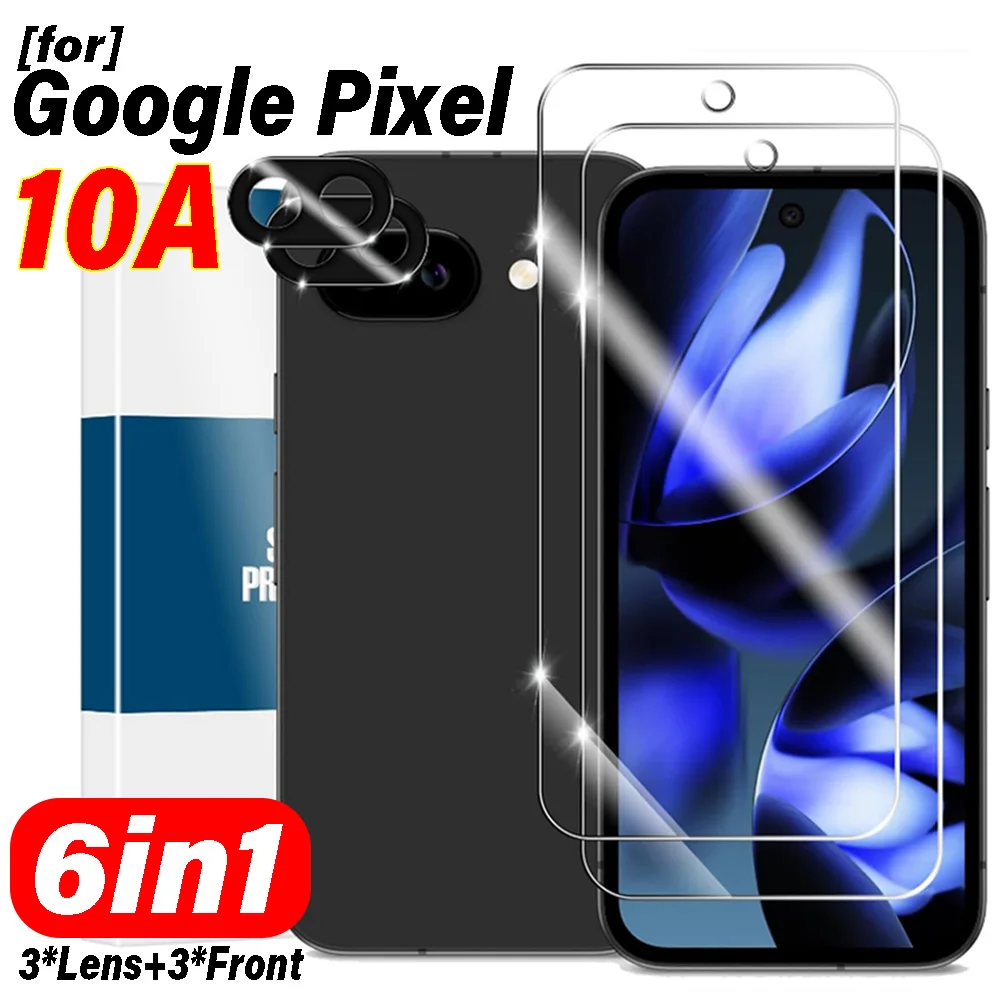 For Google Pixel 10a 6in1 9H Tempered Glass Screen Protector 1-3Set HD Clear Anti-Scratch Lens Glass Films for Google Pixel 10A
For Google Pixel 10a 6in1 9H Tempered Glass Screen Protector 1-3Set HD Clear Anti-Scratch Lens Glass Films for Google Pixel 10A