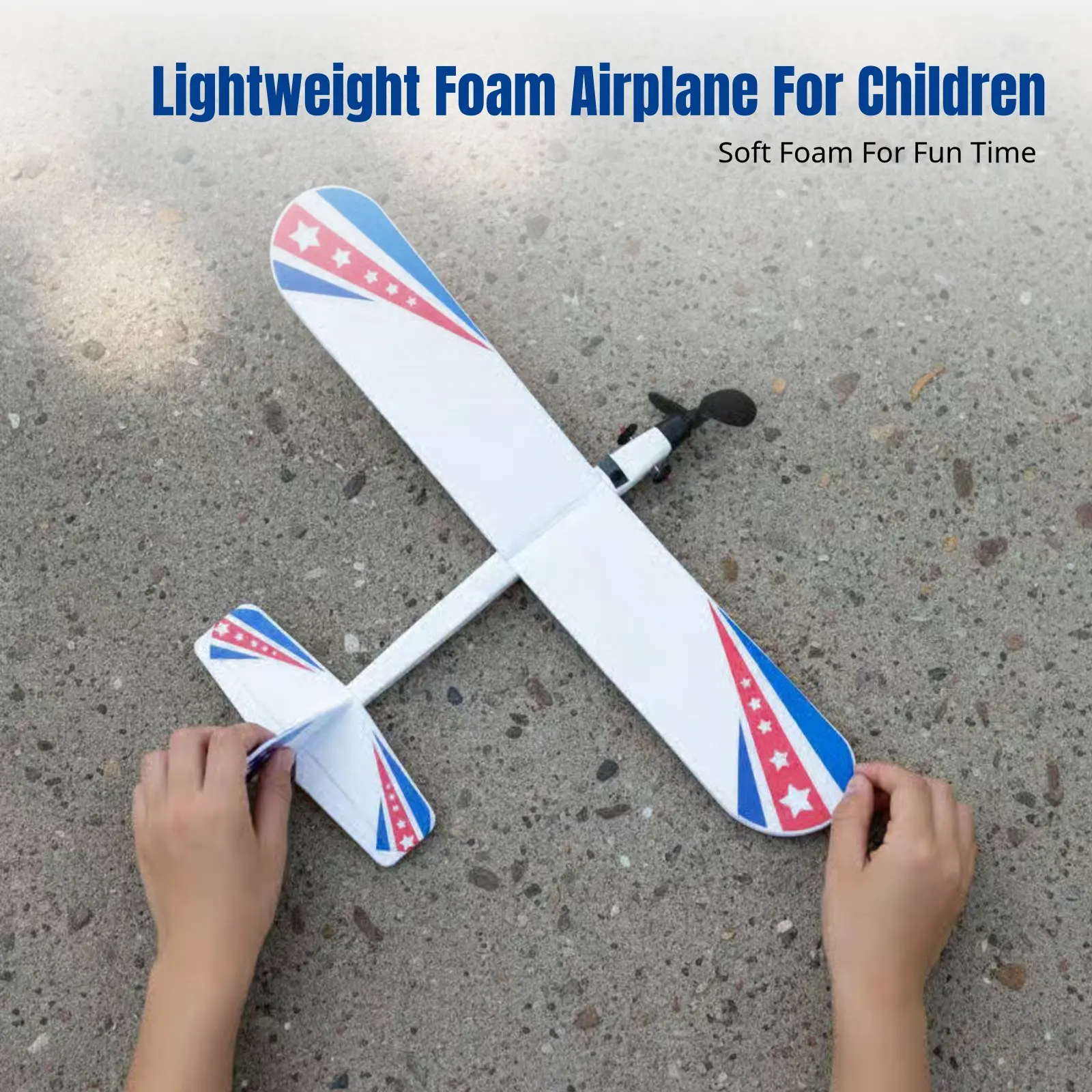 Foam Airplane Model, Rubber Band Powered, DIY Assembly, Educational Parent-Child Toy for Kids, Random Color
Foam Airplane Model, Rubber Band Powered, DIY Assembly, Educational Parent-Child Toy for Kids, Random Color