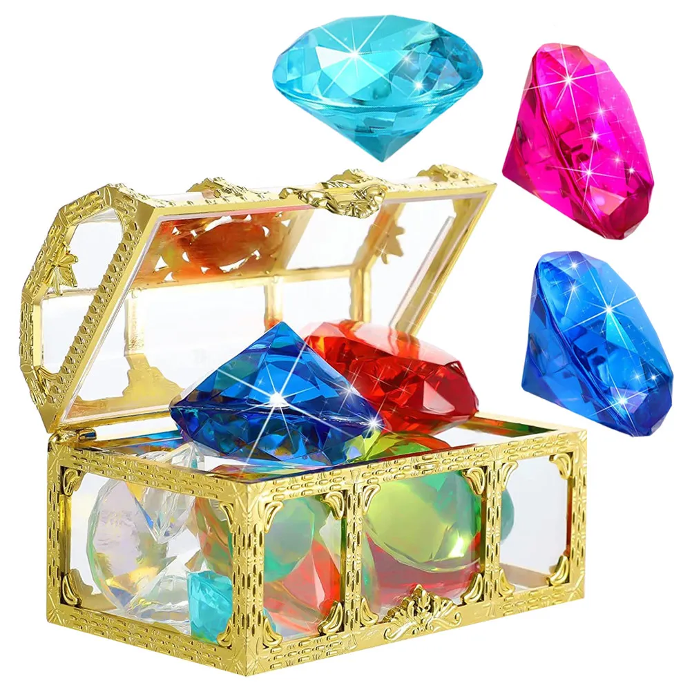 20 Pcs Dive Treasure Chest Floating Swimming Pool Jewels for Diving Gems Kids Toy
20 Pcs Dive Treasure Chest Floating Swimming Pool Jewels for Diving Gems Kids Toy