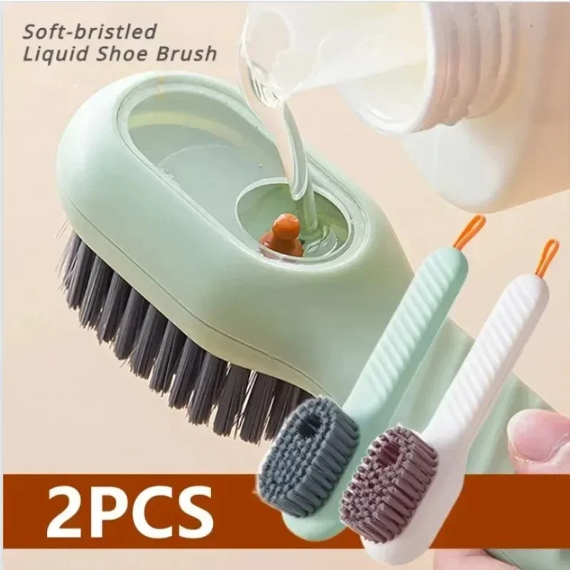 2Pcs Multifunctional Cleaning Brush Soft-bristled Liquid Shoe Brush Clothes Shoe Clothing Board Brush Shoe Cleaner New style
2Pcs Multifunctional Cleaning Brush Soft-bristled Liquid Shoe Brush Clothes Shoe Clothing Board Brush Shoe Cleaner New style