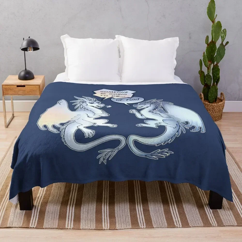 Wings of Fire - Snowfall and Lynx - Someone is going to Die of Fun Throw Blanket Plaid Thins Luxury Throw funny gift Blankets
Wings of Fire - Snowfall and Lynx - Someone is going to Die of Fun Throw Blanket Plaid Thins Luxury Throw funny gift Blankets