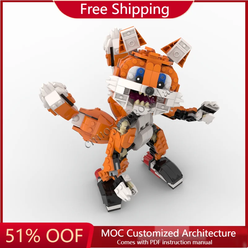 Новые 435 деталей, двойная хвостовая лиса, MOC, строительные блоки, набор моделей, сделай сам, сборка, дисплей, игрушки, идеальные детские популярные подарки на день рождения
Новые 435 деталей, двойная хвостовая лиса, MOC, строительные блоки, набор моделей, сделай сам, сборка, дисплей, игрушки, идеальные детские популярные подарки на день рождения