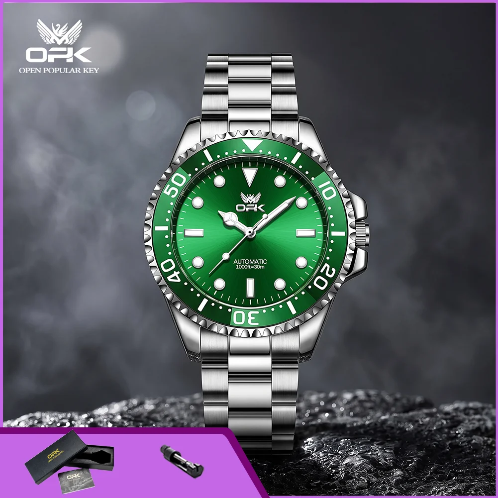 OPK 6104 Original Classic Men's Watch Luminous Waterproof Steel Strap Luxury Automatic Mechanical Wristawatch for Man
OPK 6104 Original Classic Men's Watch Luminous Waterproof Steel Strap Luxury Automatic Mechanical Wristawatch for Man