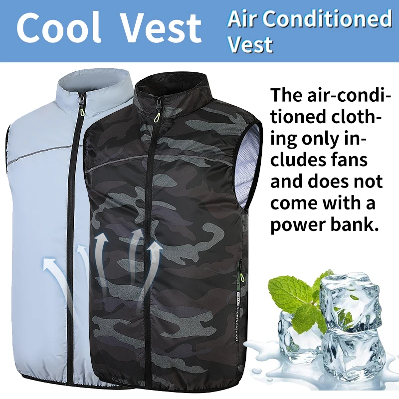 Men's Summer Air-Conditioned Vest with Fan for Cooling, USB-Powered Outdoor Cooling Sports Jacket for Men, Plus Size
Men's Summer Air-Conditioned Vest with Fan for Cooling, USB-Powered Outdoor Cooling Sports Jacket for Men, Plus Size