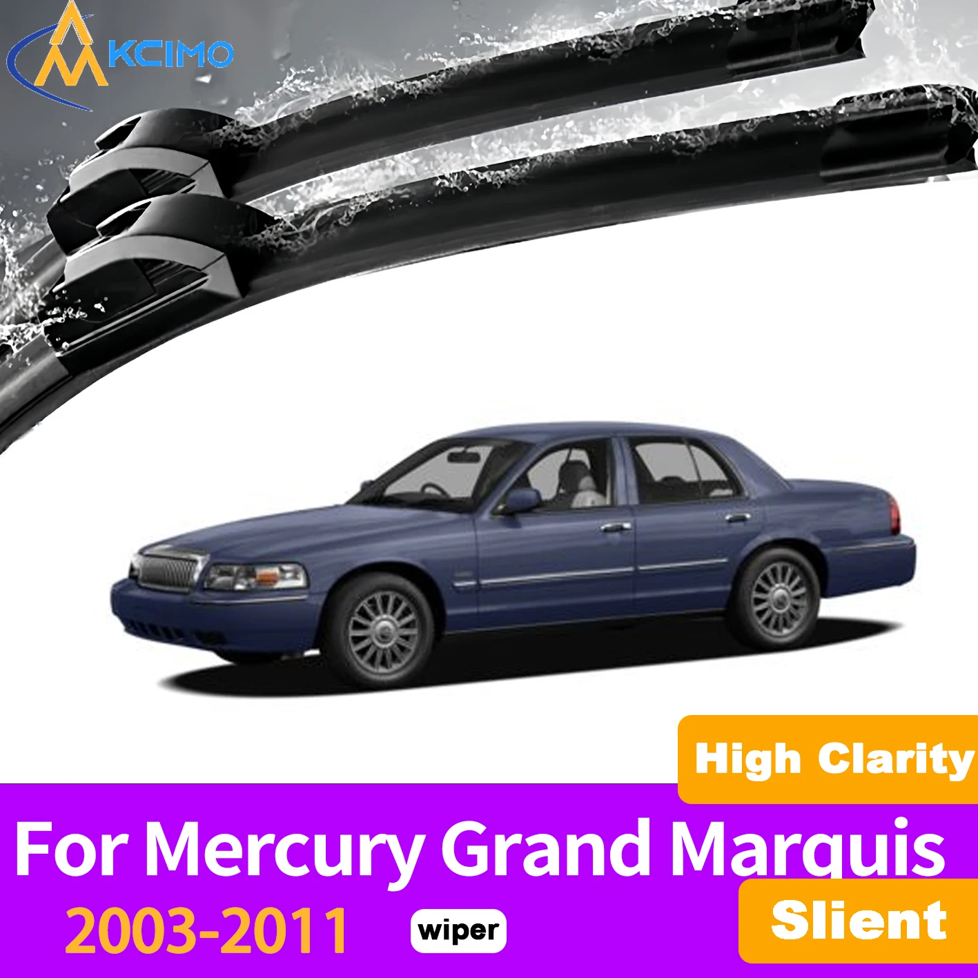 KCIMO 2PCS Front Windshield Wiper Blades For Mercury Grand Marquis 2003-2011, Streak-Free Deep Cleaning Replacement Auto Parts
KCIMO 2PCS Front Windshield Wiper Blades For Mercury Grand Marquis 2003-2011, Streak-Free Deep Cleaning Replacement Auto Parts