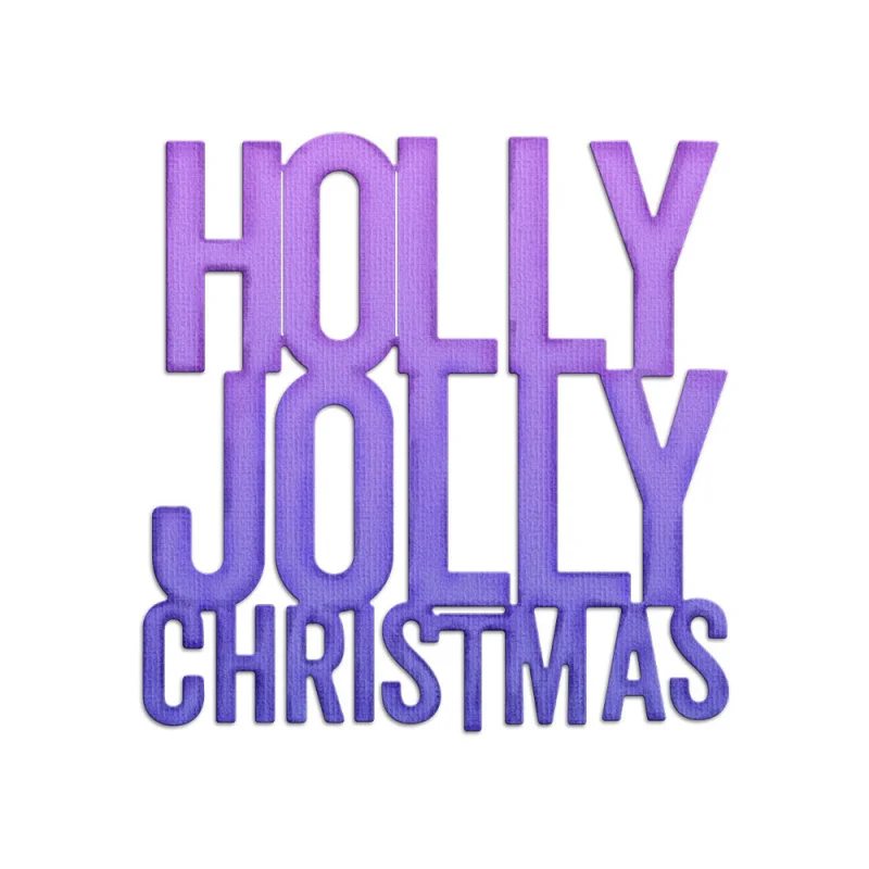 Die Cutting Mold HOLLY JOLLY CHRISTMAS Shaped Carbon Steel Paper Craft Metal Embossing Die Cut Mold
Die Cutting Mold HOLLY JOLLY CHRISTMAS Shaped Carbon Steel Paper Craft Metal Embossing Die Cut Mold
