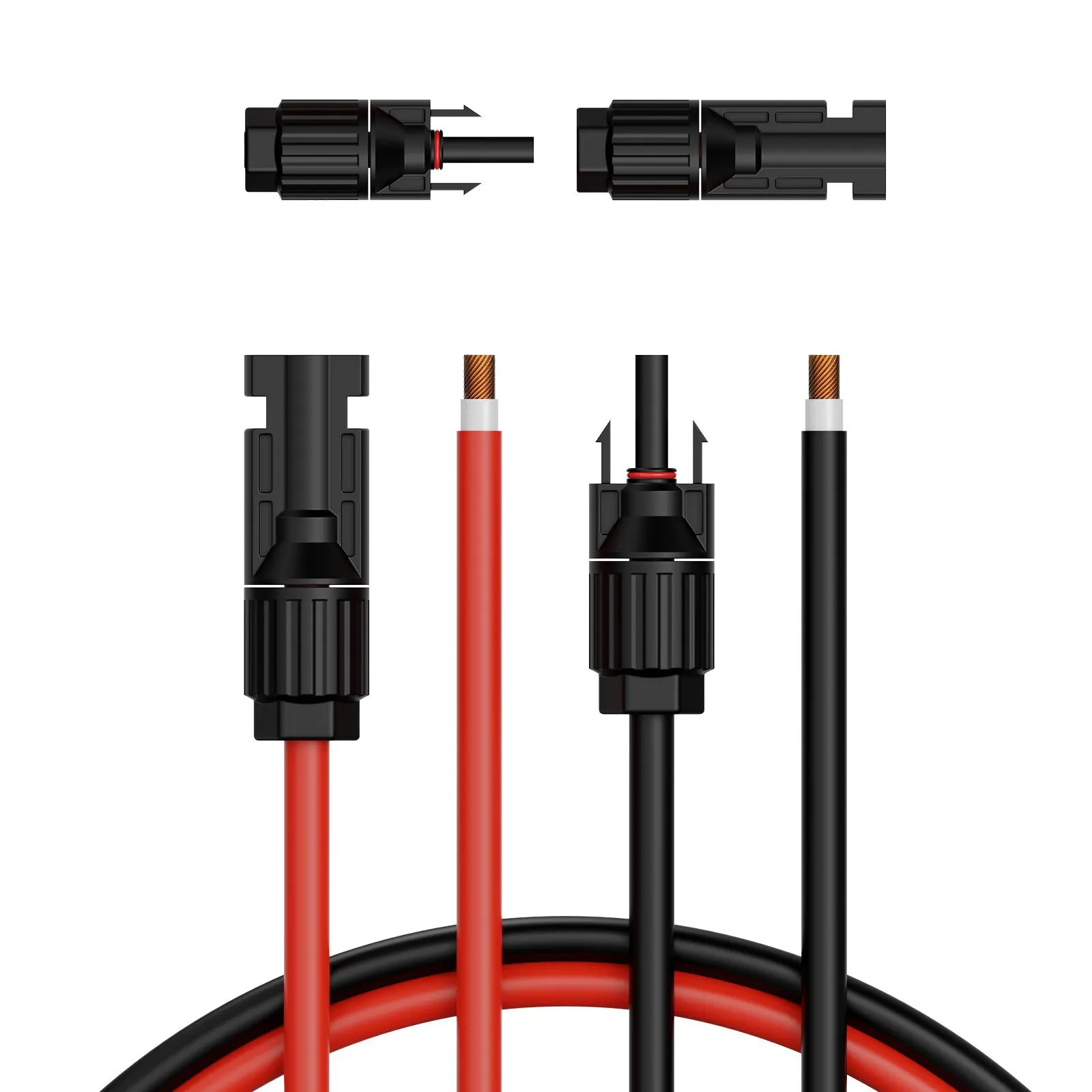 Удлинительный кабель для солнечных панелей 30 футов, провод 10AWG с водонепроницаемыми разъемами (мама/папа), кабель PV 6 мм²
Удлинительный кабель для солнечных панелей 30 футов, провод 10AWG с водонепроницаемыми разъемами (мама/папа), кабель PV 6 мм²