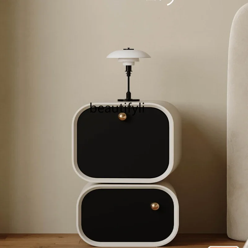 xzzCreative Rotational Bedside Table Large and Small Apartment Type Storage Italian Minimalist Ultra Narrow Bedside Cabinet
xzzCreative Rotational Bedside Table Large and Small Apartment Type Storage Italian Minimalist Ultra Narrow Bedside Cabinet