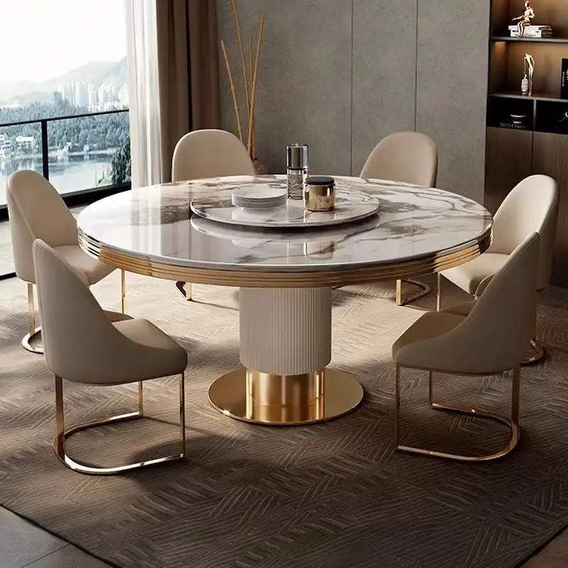 Rotating Minimalist Dining Table Decor Kitchen Modern Lounges Restaurant Tables Round Console Muebles Para Hogar Furniture Home
Rotating Minimalist Dining Table Decor Kitchen Modern Lounges Restaurant Tables Round Console Muebles Para Hogar Furniture Home