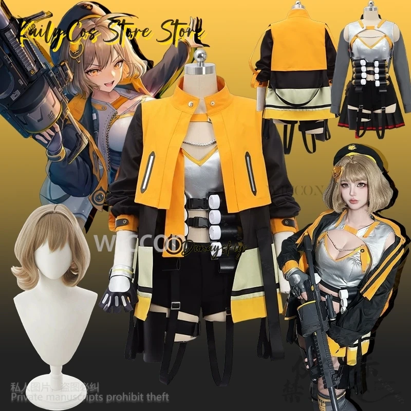Anis Cosplay Game NIKKE:The Goddess Of Victory 코스프레 Fashion Punk Yellow Black Coat Y2K Halloween Jirai Kei Girls Customized
Anis Cosplay Game NIKKE:The Goddess Of Victory 코스프레 Fashion Punk Yellow Black Coat Y2K Halloween Jirai Kei Girls Customized