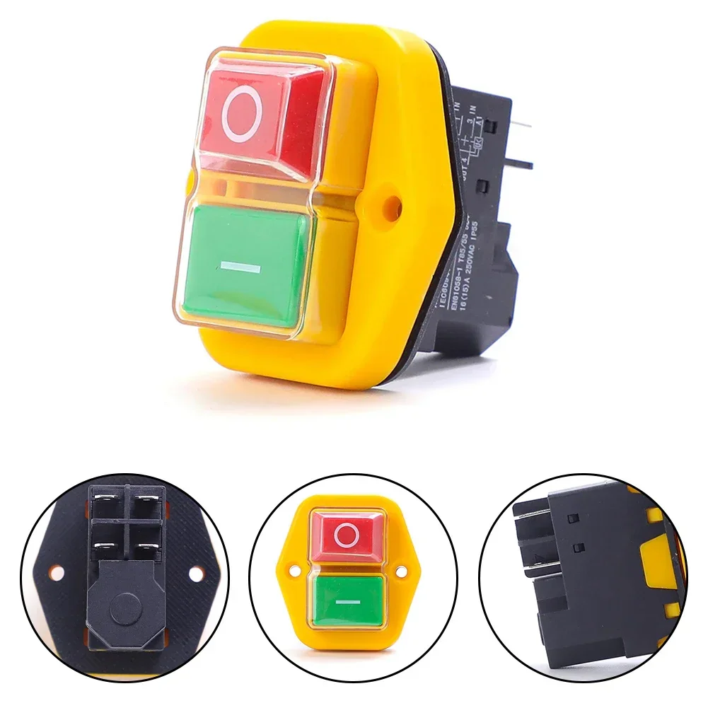 18A Pushbutton Switch Gardening Tool Switch Easy To Install Enhanced Safety IP55 Protection Level Plastic And Metal
18A Pushbutton Switch Gardening Tool Switch Easy To Install Enhanced Safety IP55 Protection Level Plastic And Metal