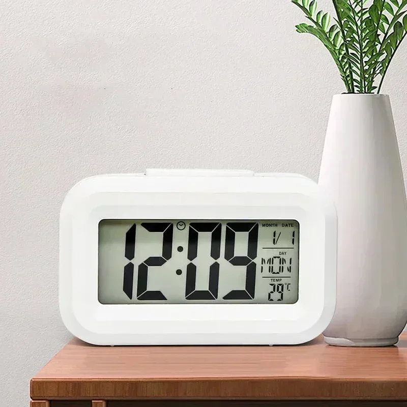 LED Digital Alarm Clock Backlight Snooze Data Time Calendar Desktop Multifunction Electronic Backlight Table Clock
LED Digital Alarm Clock Backlight Snooze Data Time Calendar Desktop Multifunction Electronic Backlight Table Clock