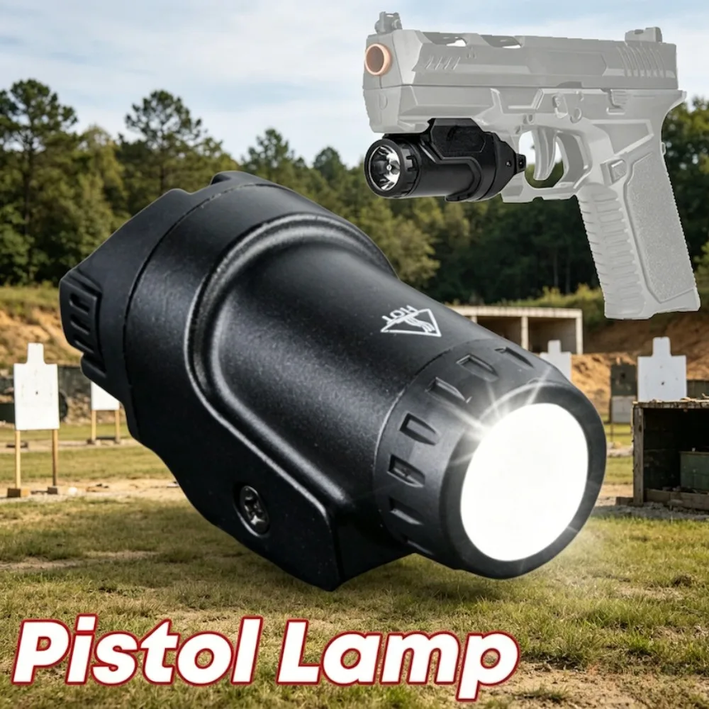 800 Lumen Tactical LED Flashlight Compatible Pistol Picatinny Rail Mounted Scout Gun Light for Outdoor Hunting Fit 20mm Rail
800 Lumen Tactical LED Flashlight Compatible Pistol Picatinny Rail Mounted Scout Gun Light for Outdoor Hunting Fit 20mm Rail