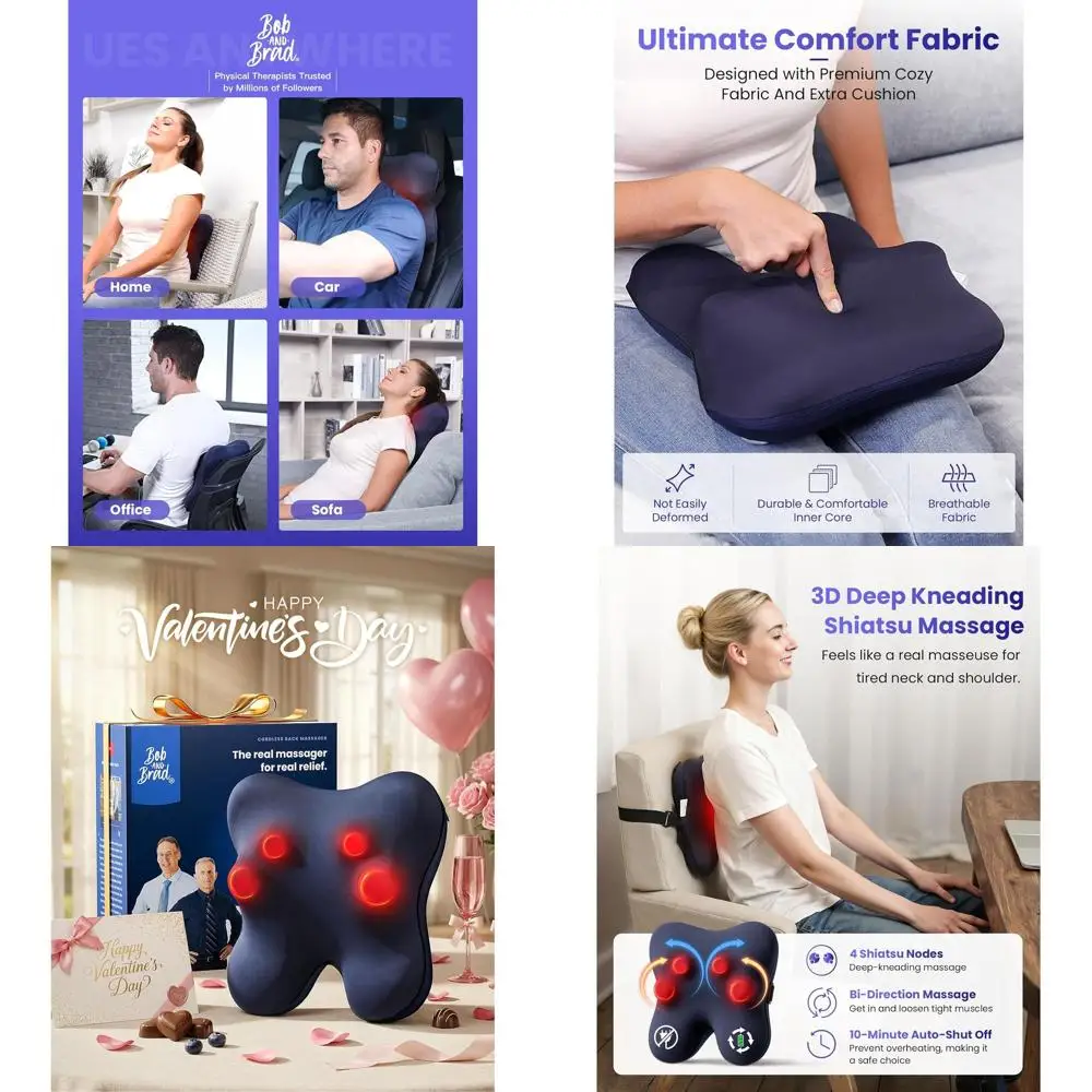 Массажер Heat-Eligible HSA, Шиацу и глубокотканный массаж для снятия боли, 3D-подушка для разминания для комфорта всего тела
Массажер Heat-Eligible HSA, Шиацу и глубокотканный массаж для снятия боли, 3D-подушка для разминания для комфорта всего тела