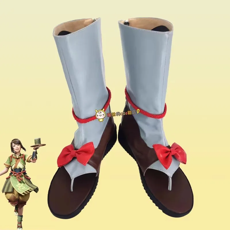 Monster Hunter Rise Felyne Обувь для косплея Костюм Сапоги Сапоги из искусственной кожи
Monster Hunter Rise Felyne Обувь для косплея Костюм Сапоги Сапоги из искусственной кожи