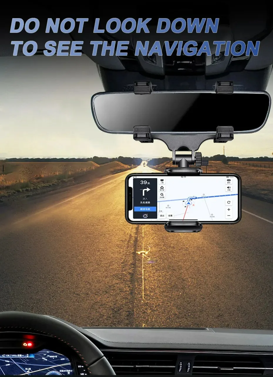 GPS Mobile Phone Stand Phone Holder Rearview Mirror Mount Bracket Clip Foldable Adjustable Car Navigation Car Cell Phone Support
GPS Mobile Phone Stand Phone Holder Rearview Mirror Mount Bracket Clip Foldable Adjustable Car Navigation Car Cell Phone Support