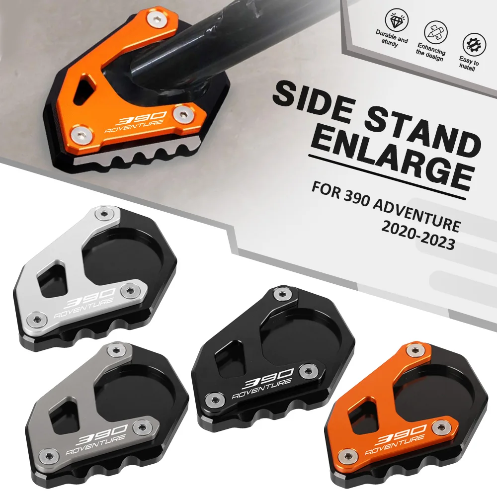 FOR 390 ADVENTURE 2020-2023 Aluminum Alloy Motorcycle Kickstand Extender Foot Side Extension Pad Support Plate Enlarged Base
FOR 390 ADVENTURE 2020-2023 Aluminum Alloy Motorcycle Kickstand Extender Foot Side Extension Pad Support Plate Enlarged Base
