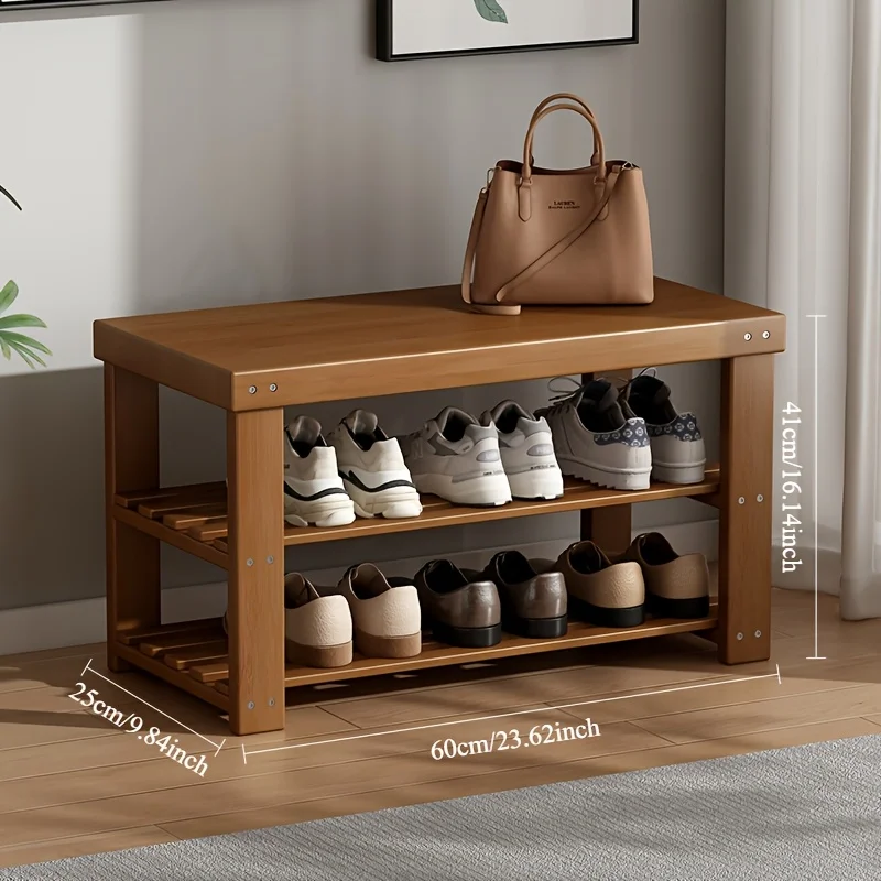 Bamboo Shoe Rack–Double-Layer Storage Shelf,Brown Natural Finish, Space-Saving Shoe Organizer for Entryway, Bedroom,Closet
Bamboo Shoe Rack–Double-Layer Storage Shelf,Brown Natural Finish, Space-Saving Shoe Organizer for Entryway, Bedroom,Closet