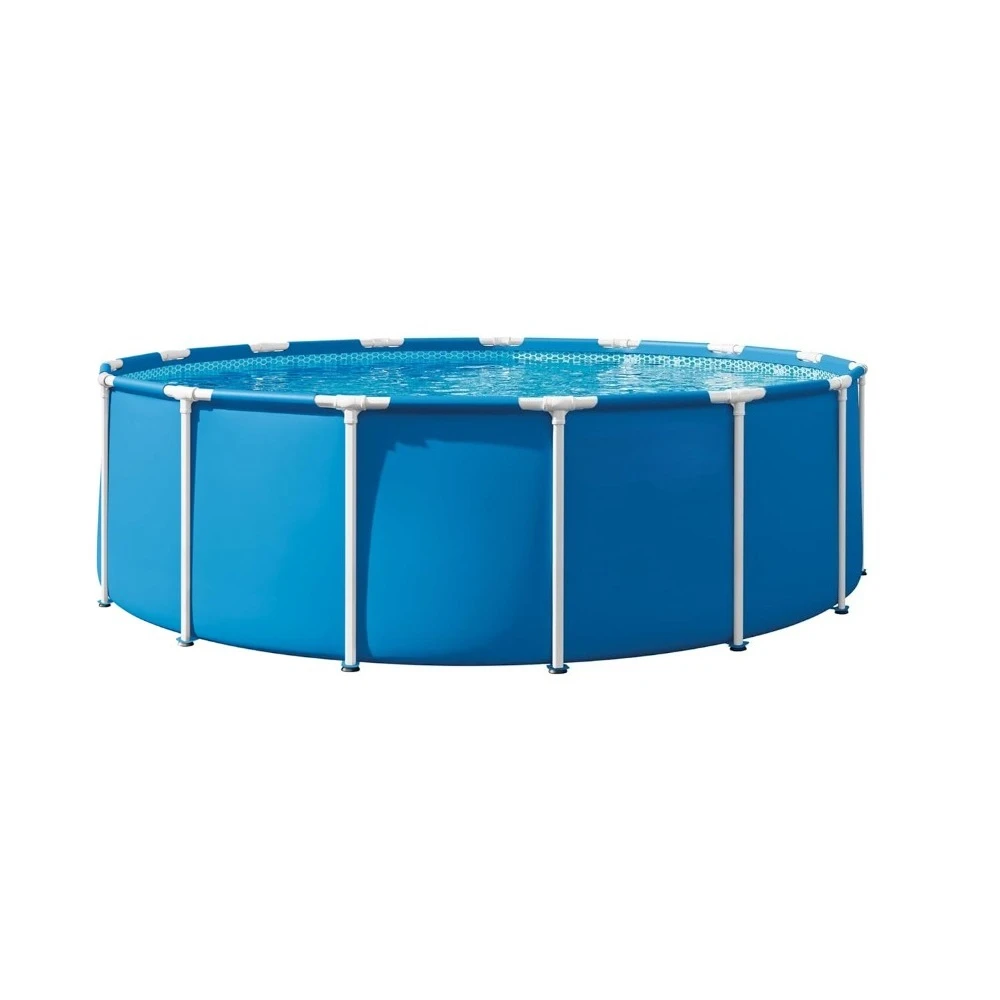Metal Frame 15 ft x 48 in Above Ground Pool Set, Round Swimming Pool with Steel Frame, 1000 GPH Cartridge Filter, Customized
Metal Frame 15 ft x 48 in Above Ground Pool Set, Round Swimming Pool with Steel Frame, 1000 GPH Cartridge Filter, Customized