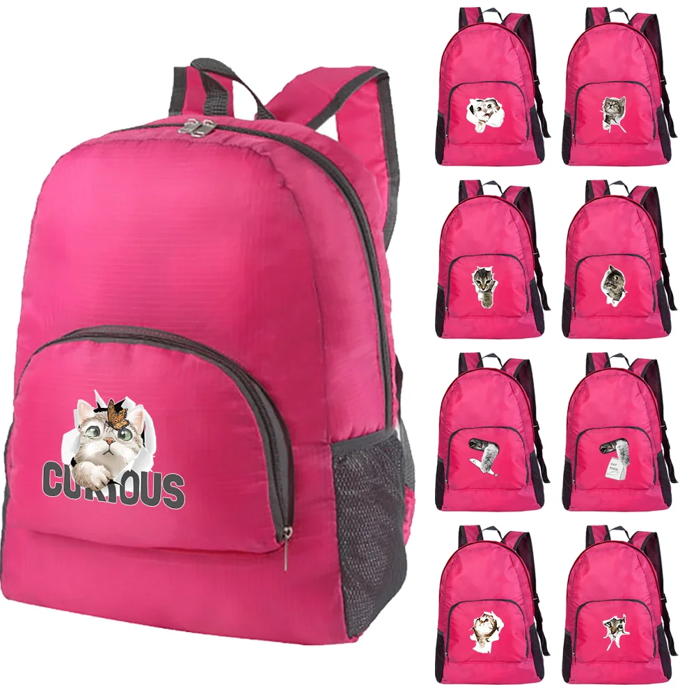 Cat Printed Foldable Backpack Unisex Lightweight Outdoor Portable Camping Hiking Travel Sports Daypack Leisure Men Sport Bagpack
Cat Printed Foldable Backpack Unisex Lightweight Outdoor Portable Camping Hiking Travel Sports Daypack Leisure Men Sport Bagpack
