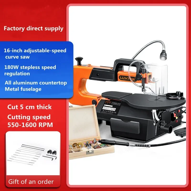 1PC Sawing curve sawing woodworking table type adjustable speed wire saw carving sawing multi-purpose steel wire
1PC Sawing curve sawing woodworking table type adjustable speed wire saw carving sawing multi-purpose steel wire